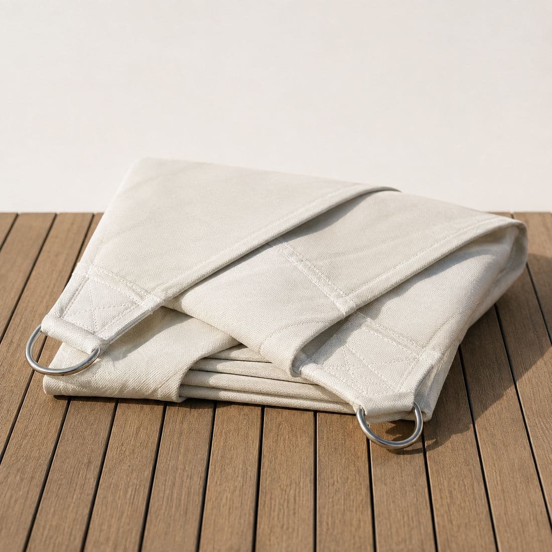 Shade Sail Large: Shade across a full seating area rather than a single table.