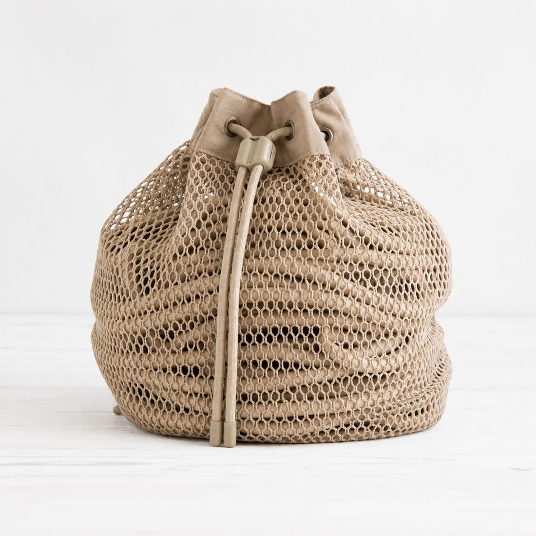 Rope Bag Vented: Wet rope, stowed so it dries instead of rotting.