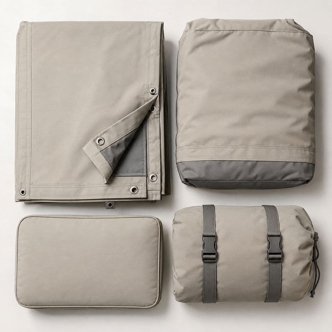 Complete W4, The heaviest boat cover, the heaviest furniture cover, the premium cushion cover and the storage set. The largest thing we sell.